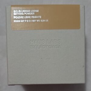NEW~ HAUS LABS Bio-Blurring Loose Setting Powder ~ Golden